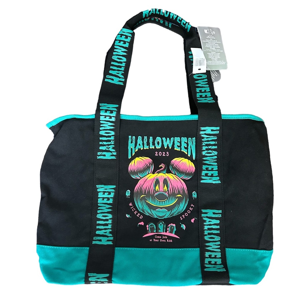 NEW Disney Parks 2023 Halloween Glow In The Dark Tote Bag